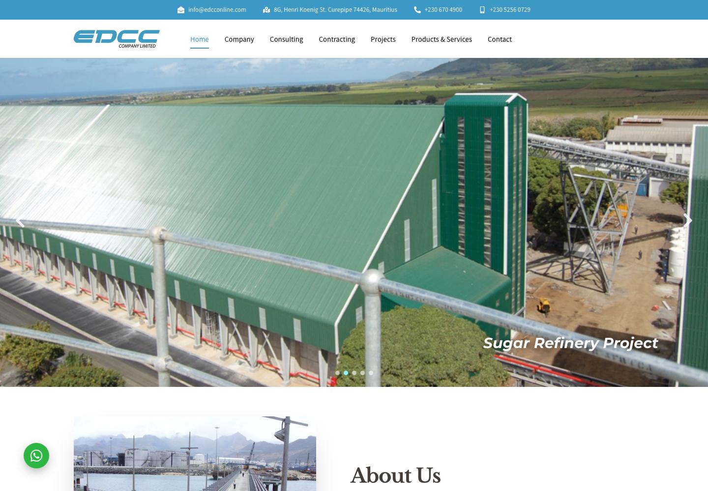 EDCC Co. Ltd website