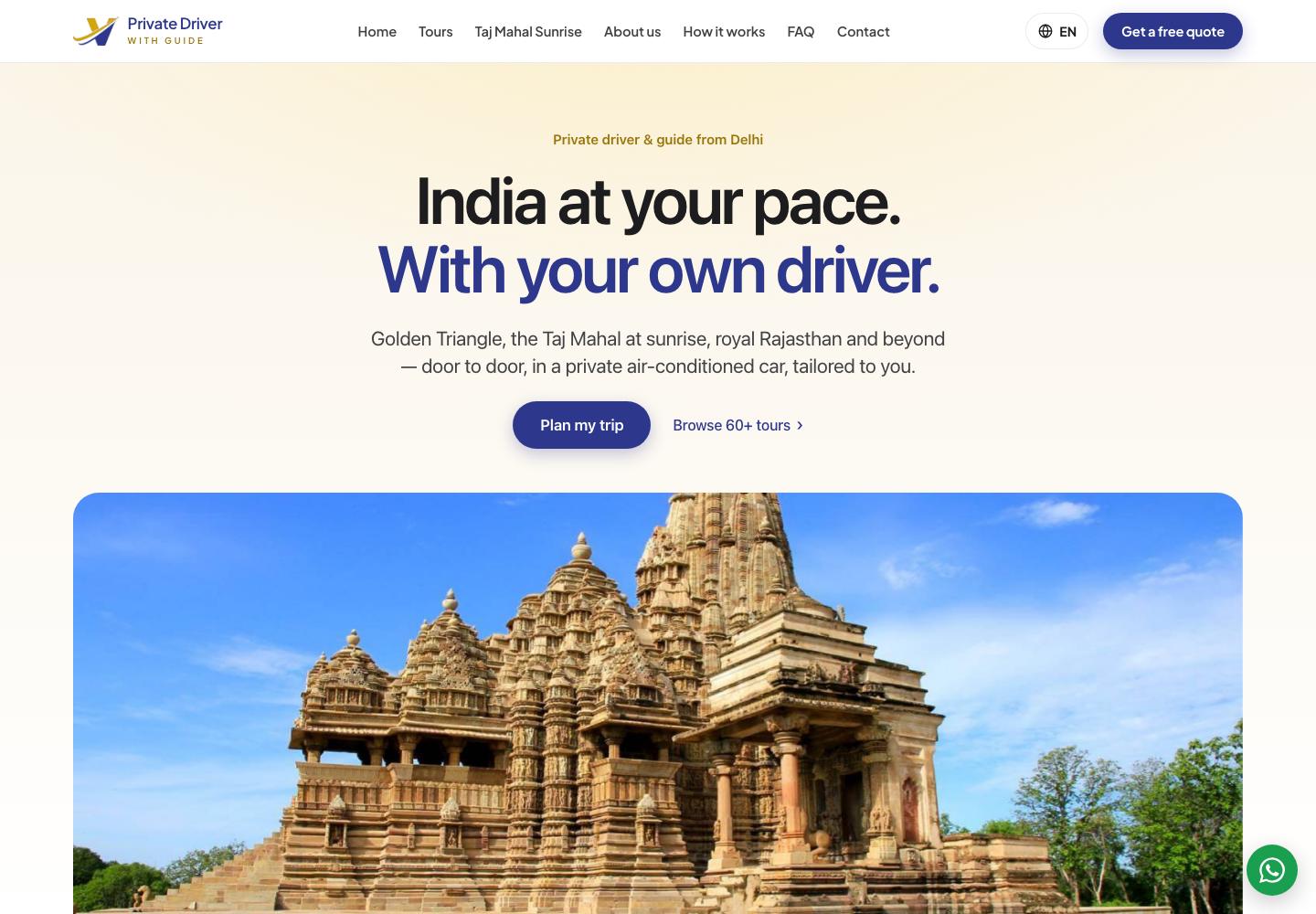 My Driver India website