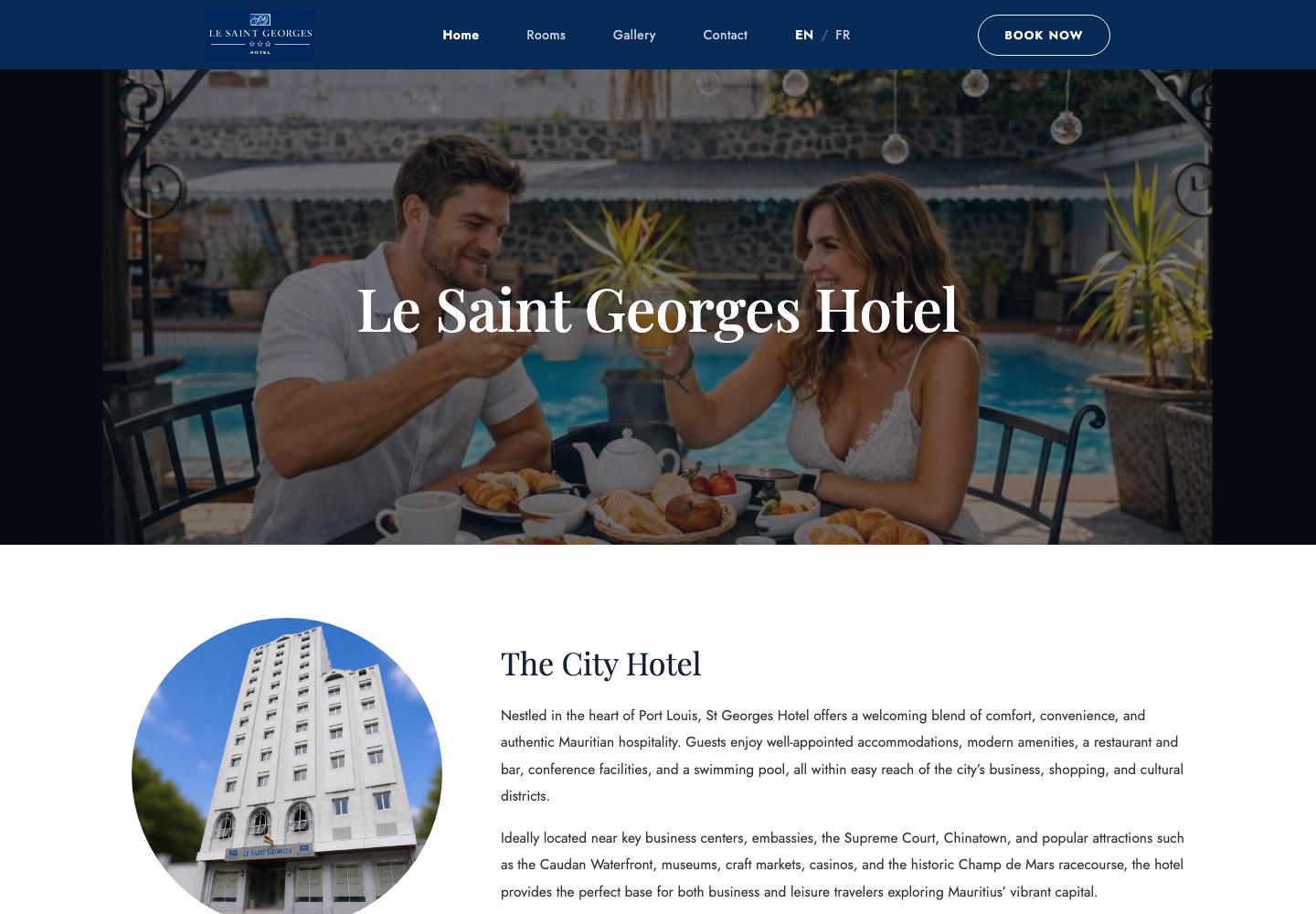 Le Saint Georges Hotel website